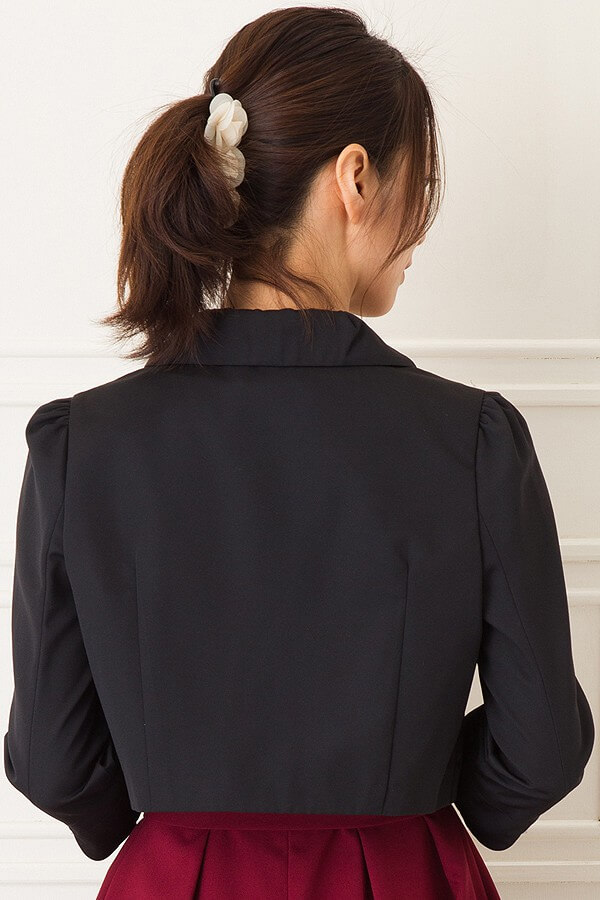 七分袖黒ジャケットの商品画像4