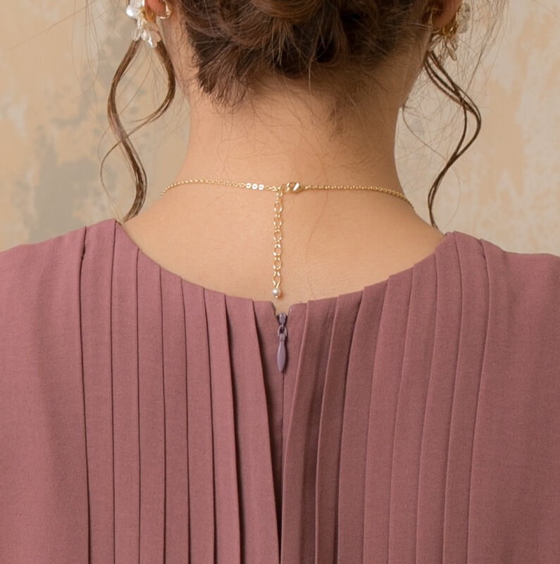 ゴールドのシャンデリアデザインネックレスの商品画像2