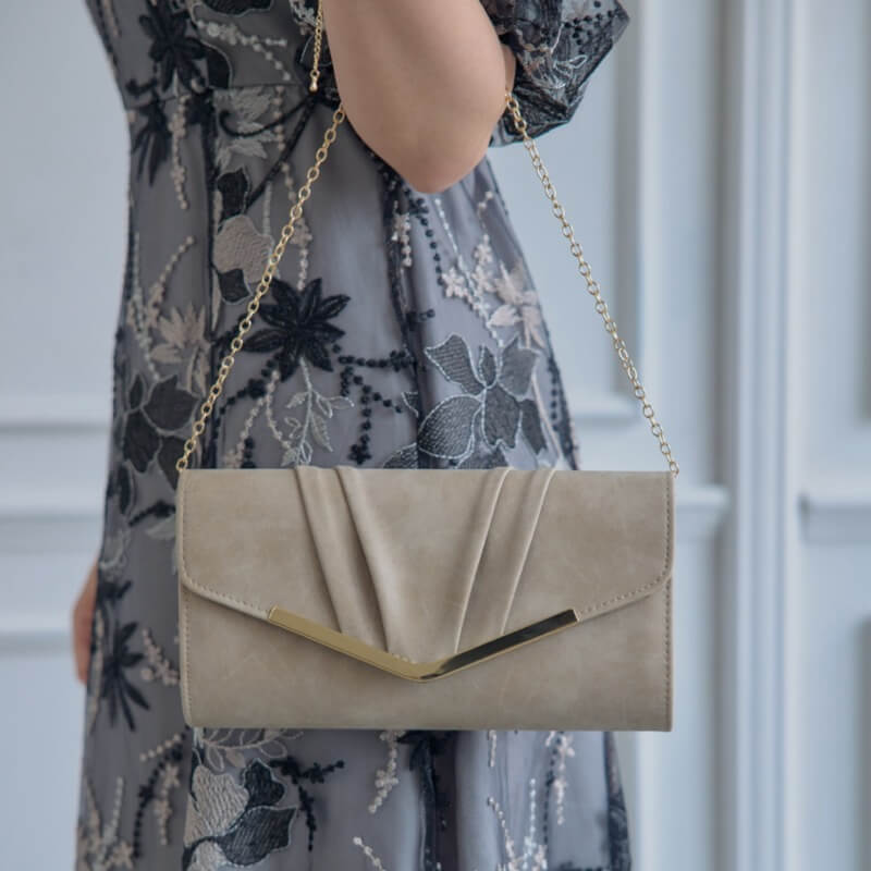 モカのマットフェイクレザーバッグの商品画像3