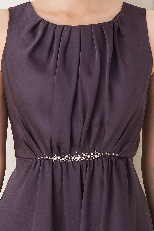 ウエストビーズ京紫シャンタンドレスの商品画像5