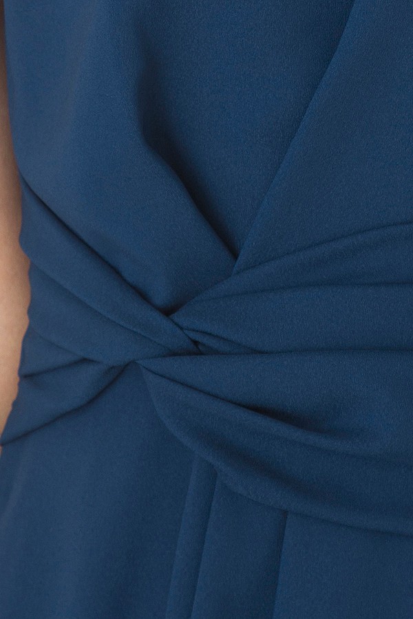 ブルーグリーンジョーゼットミディアムドレスの商品画像11