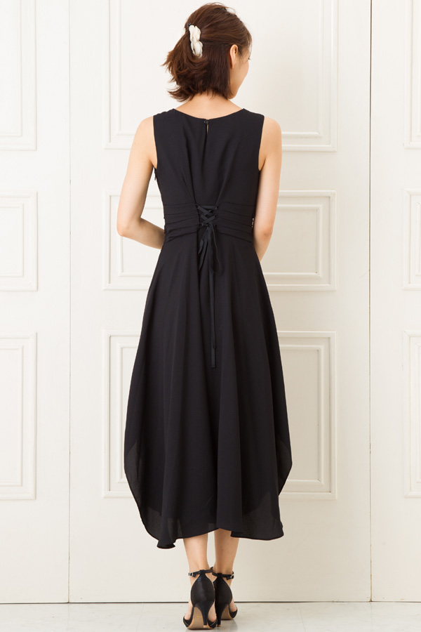 黒ミディアムドレスの商品画像3