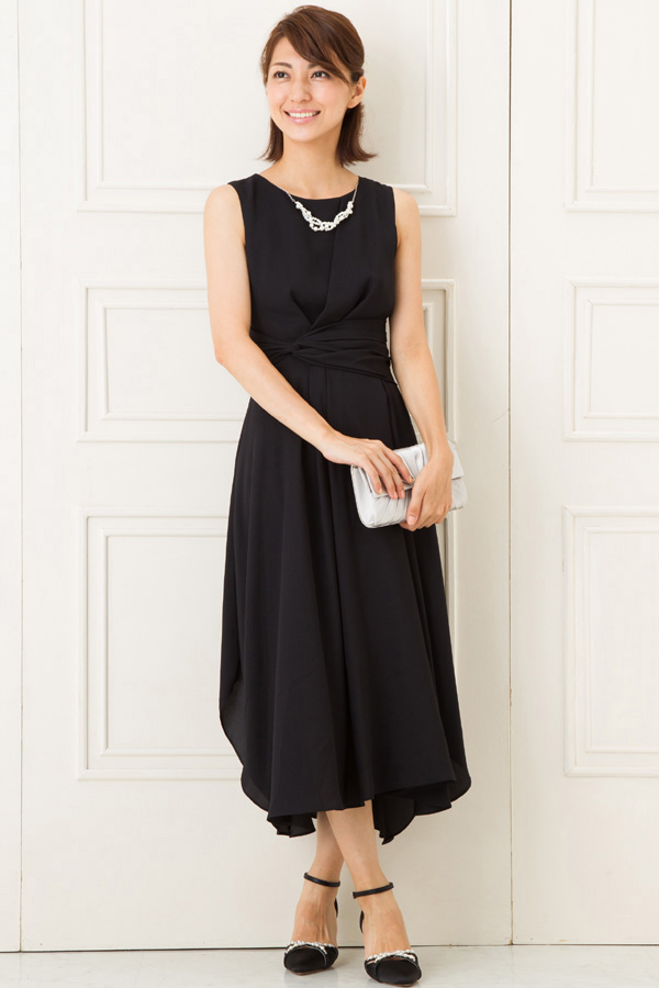 黒ミディアムドレスの商品画像4