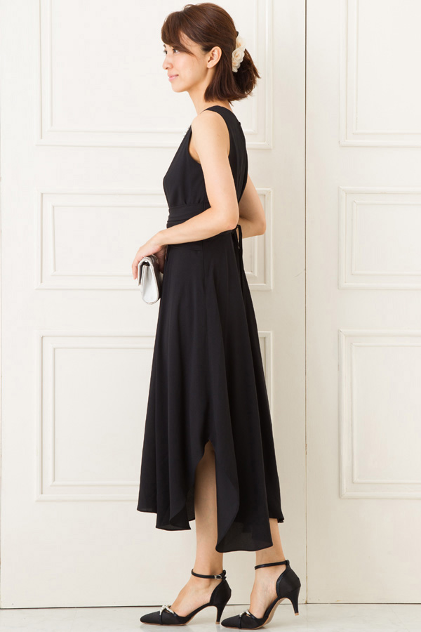 黒ミディアムドレスの商品画像6