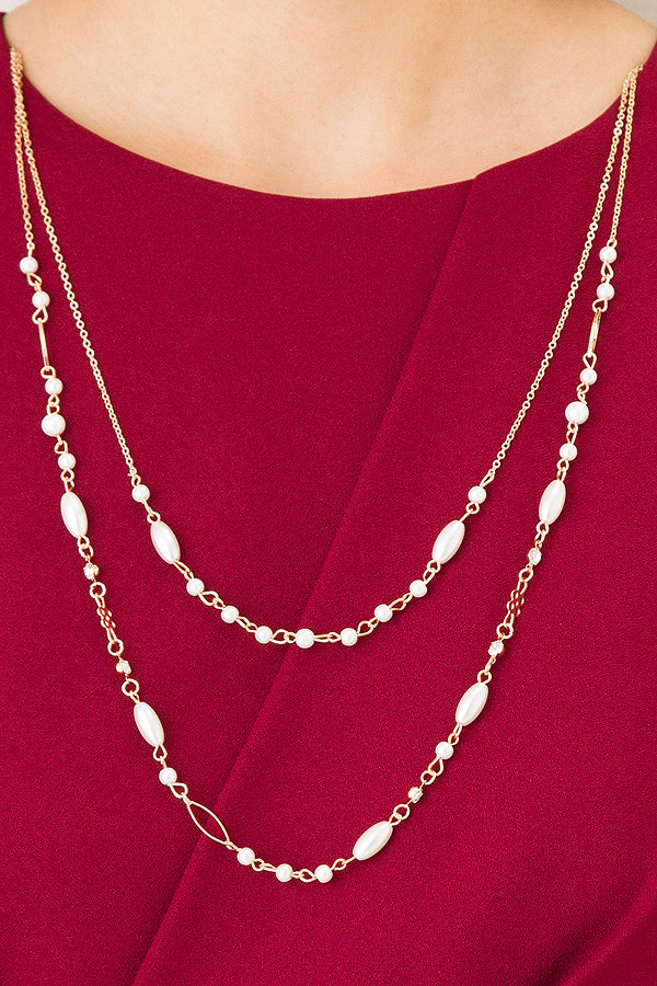 ワインレッドシフォンミディアムドレスの商品画像10