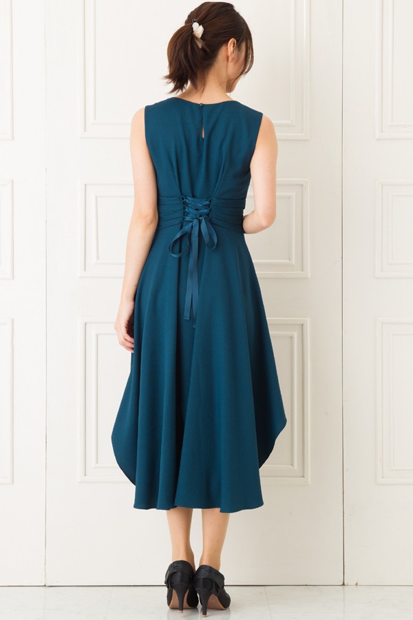 ダークグリーンミディアムドレスの商品画像4