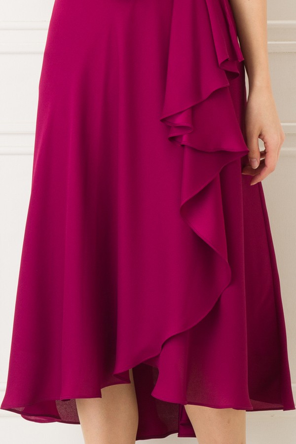 カシュクールマゼンダミディアムドレスの商品画像9
