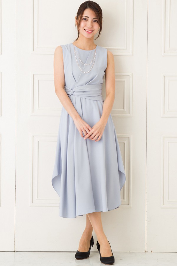 ブルーグレーミディアムスカートドレスの商品画像2