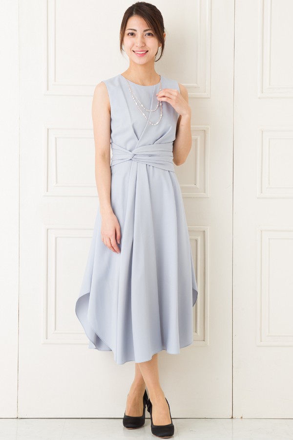 ブルーグレーミディアムスカートドレスの商品画像5
