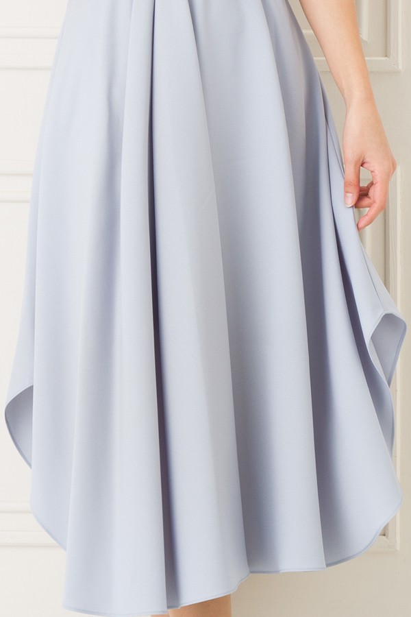 ブルーグレーミディアムスカートドレスの商品画像9