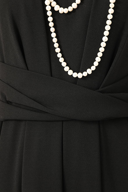 黒のウエストリボンドレスの商品画像9