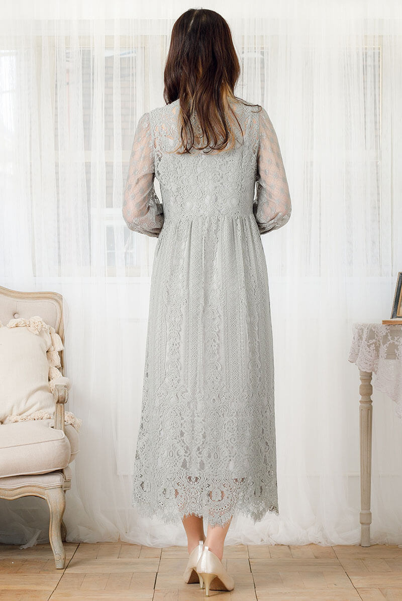 ミントのスキッパーレースドレスの商品画像4