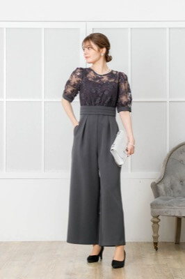ダークカーキのケミカルレース切替オールインワン<br>select shop | L | A-2619