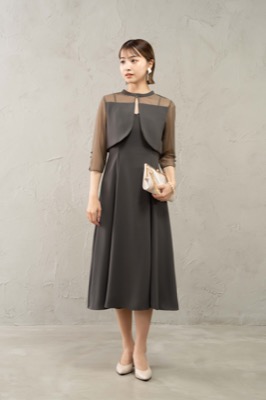 ブラウンのジャケット付きドレス<br>Dorry doll | M | A-2685