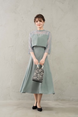 グリーンのジャケット付ドレス<br>Dorry doll | M | A-2686