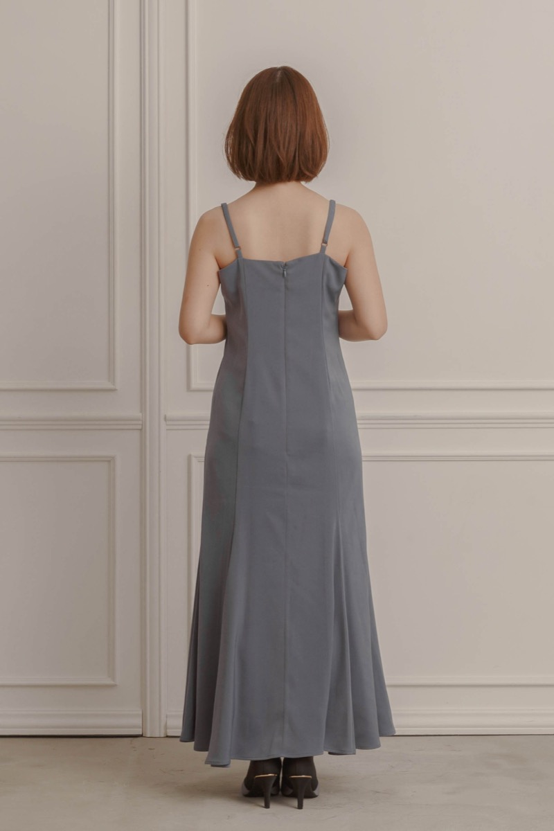 ブルーの2wayフリルボレロ付きドレスの商品画像8