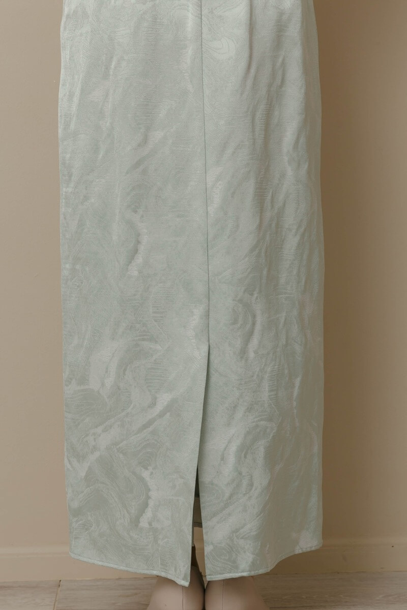 ミントのケープ付きジャガードドレスの商品画像6 ミントのケープ付きジャガードドレスの商品画像6