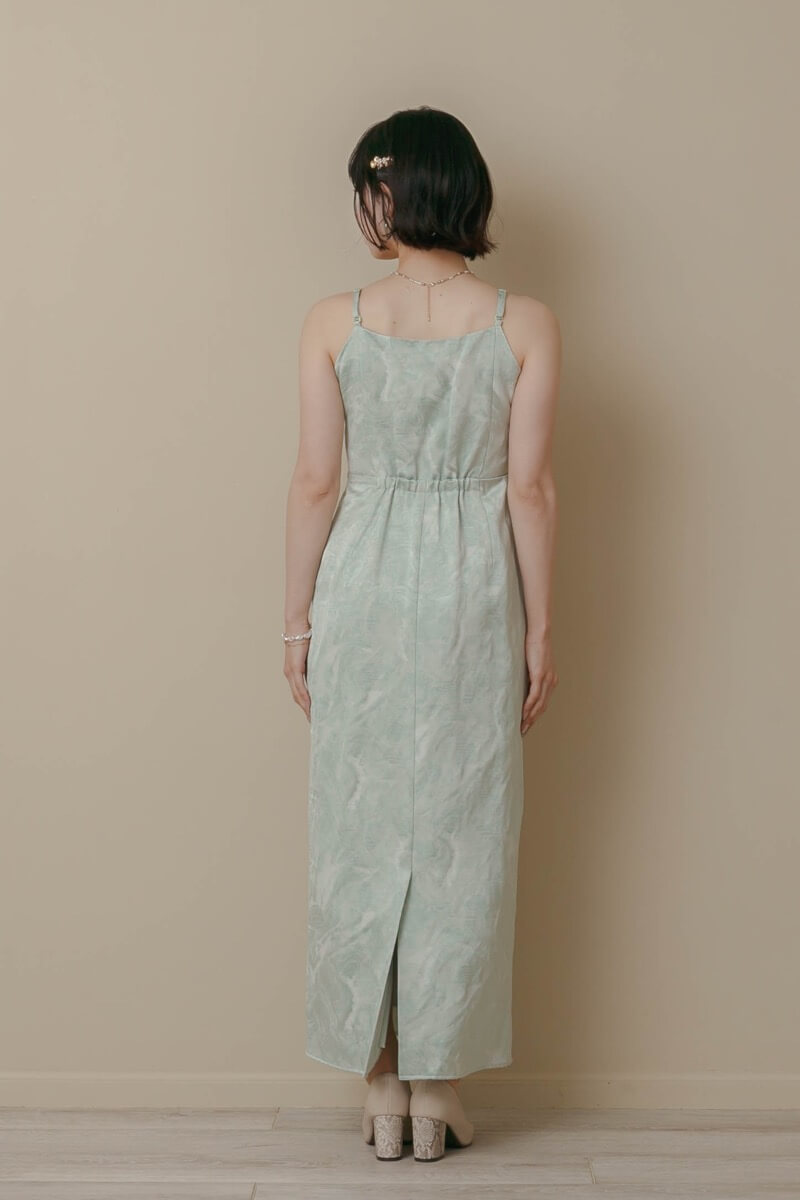 ミントのケープ付きジャガードドレスの商品画像8 ミントのケープ付きジャガードドレスの商品画像8