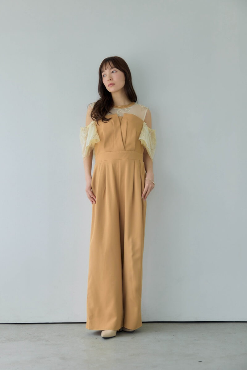 キャメルの2wayフリンジレースドレスの商品画像11 キャメルの2wayフリンジレースドレスの商品画像11