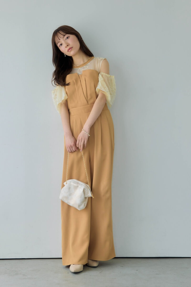 キャメルの2wayフリンジレースドレスの商品画像13 キャメルの2wayフリンジレースドレスの商品画像13