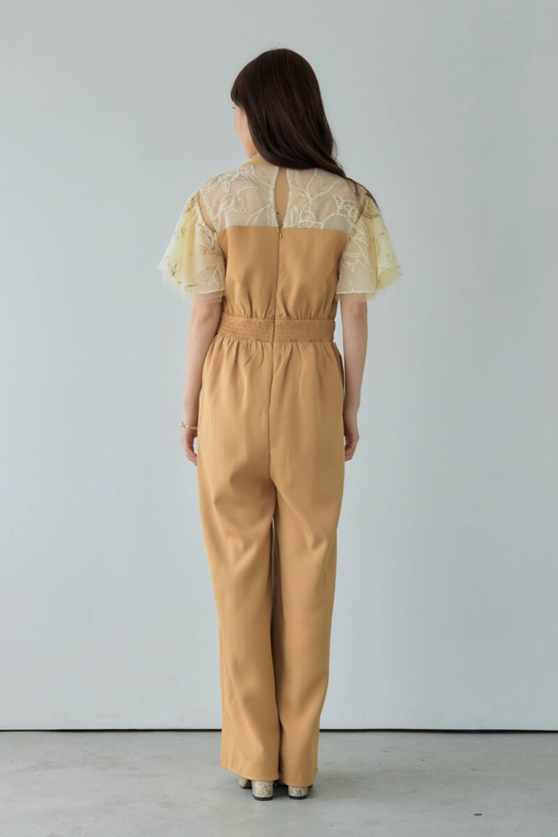 キャメルの2wayフリンジレースドレスの商品画像4 キャメルの2wayフリンジレースドレスの商品画像4