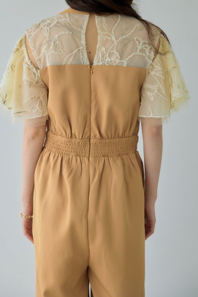 キャメルの2wayフリンジレースドレスの商品画像6 キャメルの2wayフリンジレースドレスの商品画像6