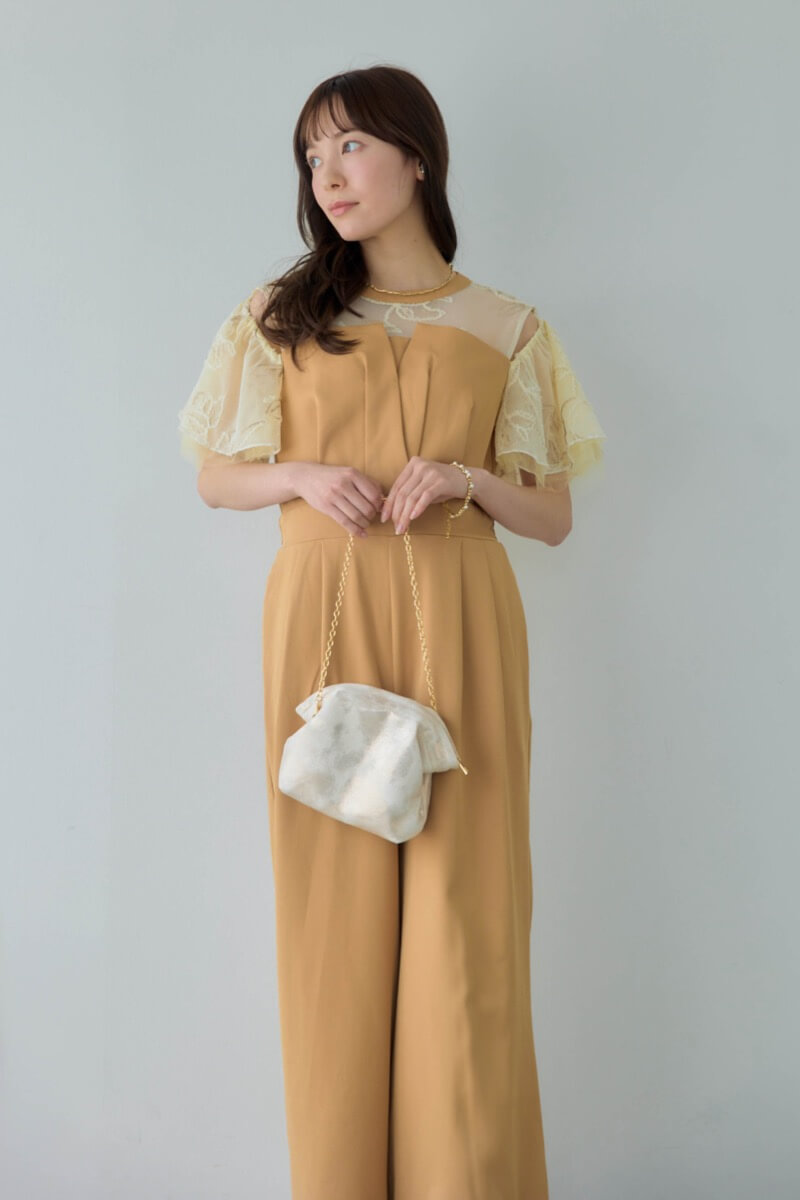 キャメルの2wayフリンジレースドレスの商品画像9 キャメルの2wayフリンジレースドレスの商品画像9