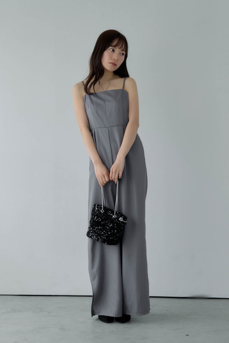 グレーのジャケット付きオールインワンの商品画像8