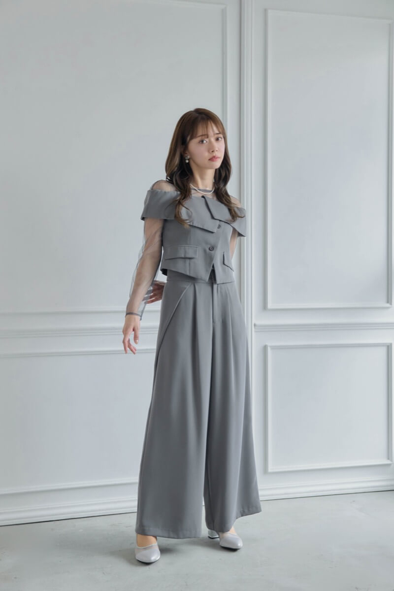 グレーのMulti wayトップスセットパンツドレスの商品画像11 グレーのMulti wayトップスセットパンツドレスの商品画像11
