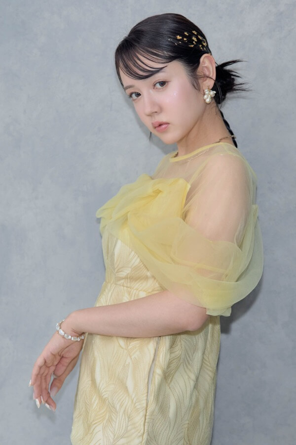 イエローのトルネードペンシルドレス | et.UNiVER | M | A-3029